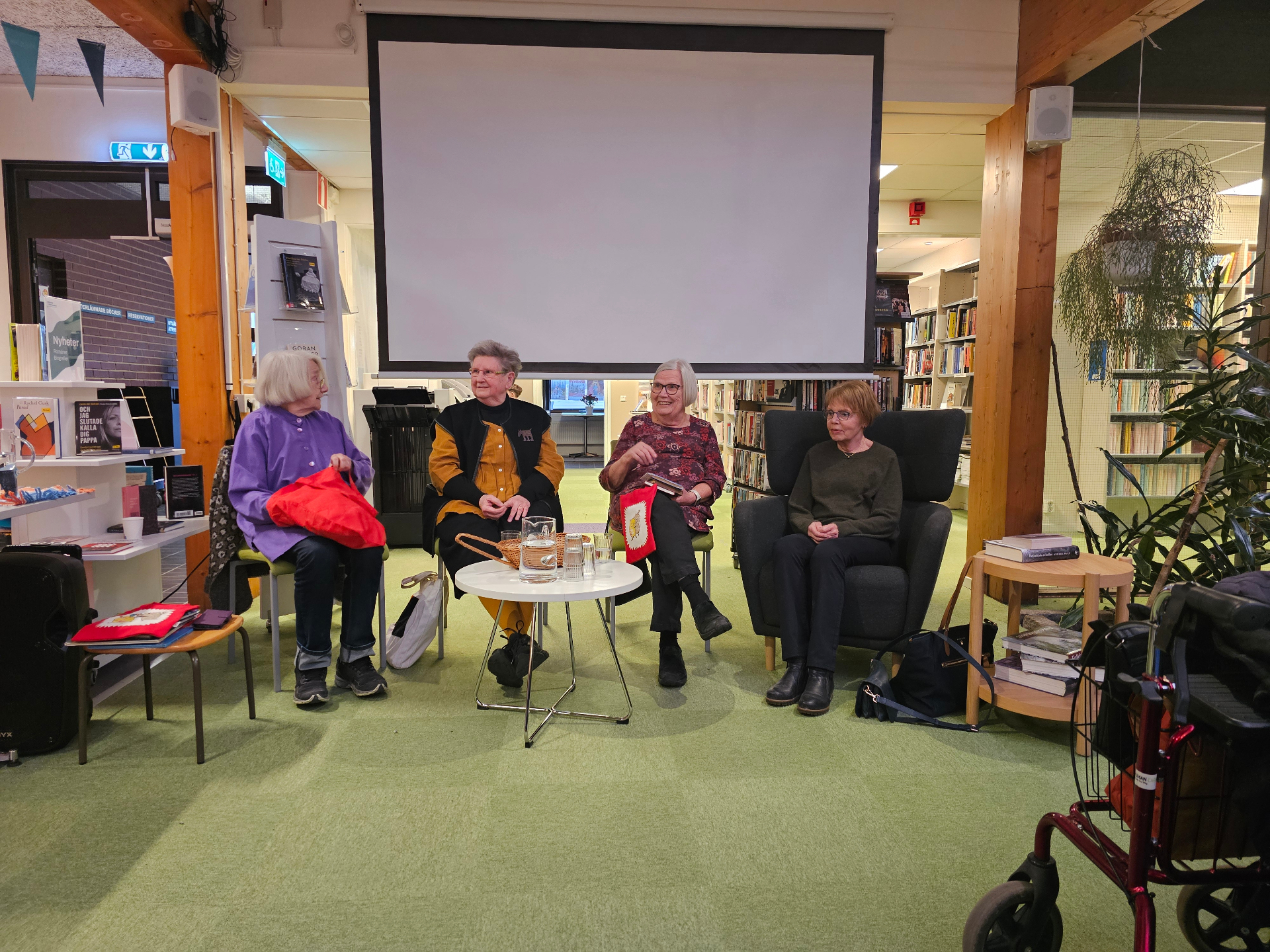 Boksamtal i biblioteket